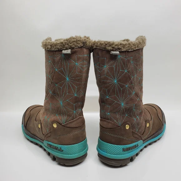 Merrell Silversun Waterproof Leather Winter Boots - Picture 4 of 7